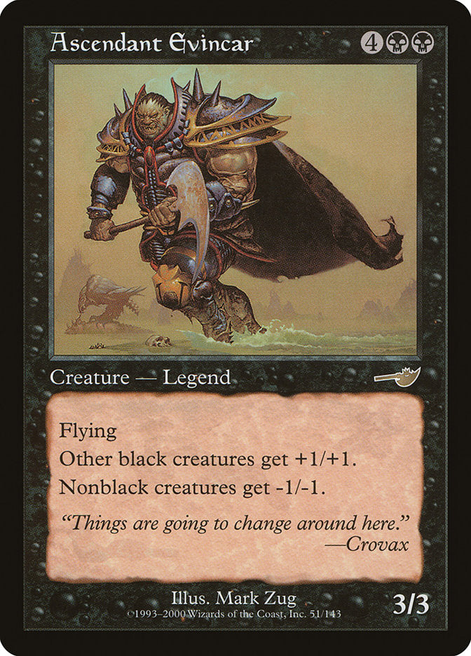 Ascendant Evincar [Nemesis] - Magic: The Gathering - Card Brawlers | Quebec | Canada |