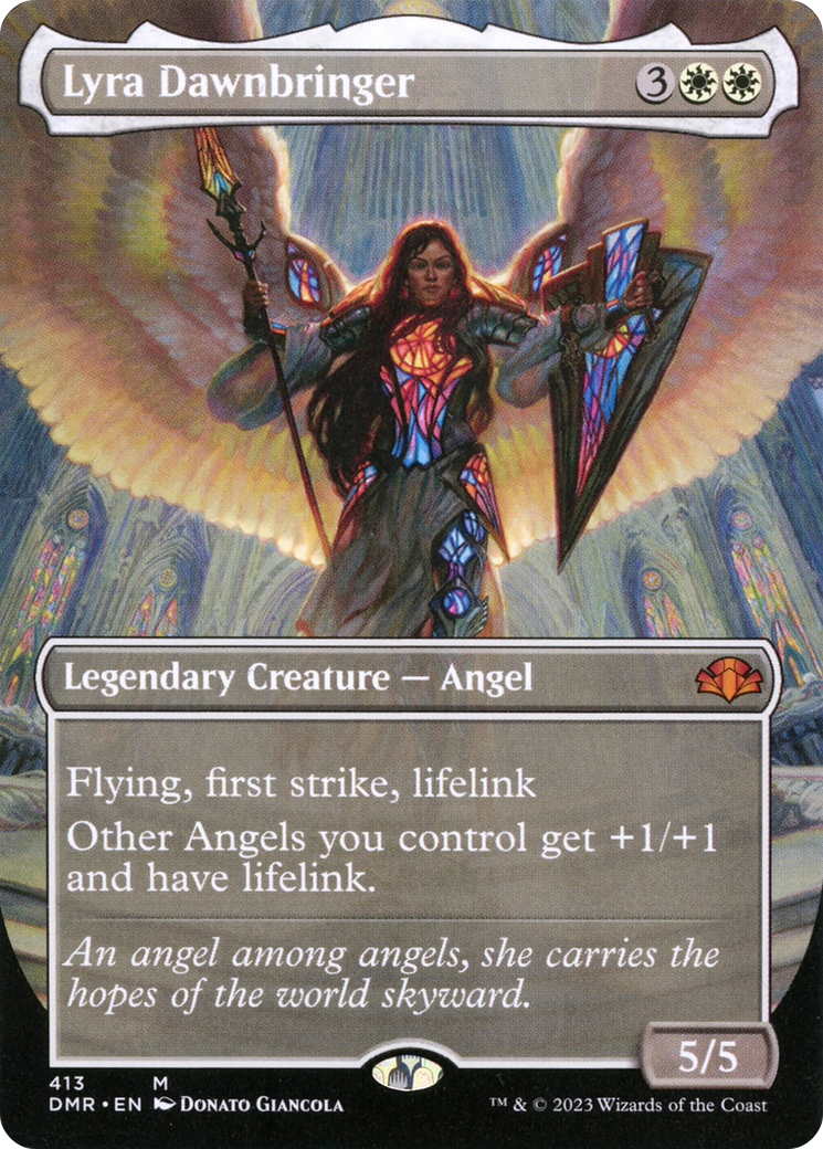 Lyra Dawnbringer (Borderless Alternate Art) [Dominaria Remastered] - Magic: The Gathering - Card Brawlers | Quebec | Canada |
