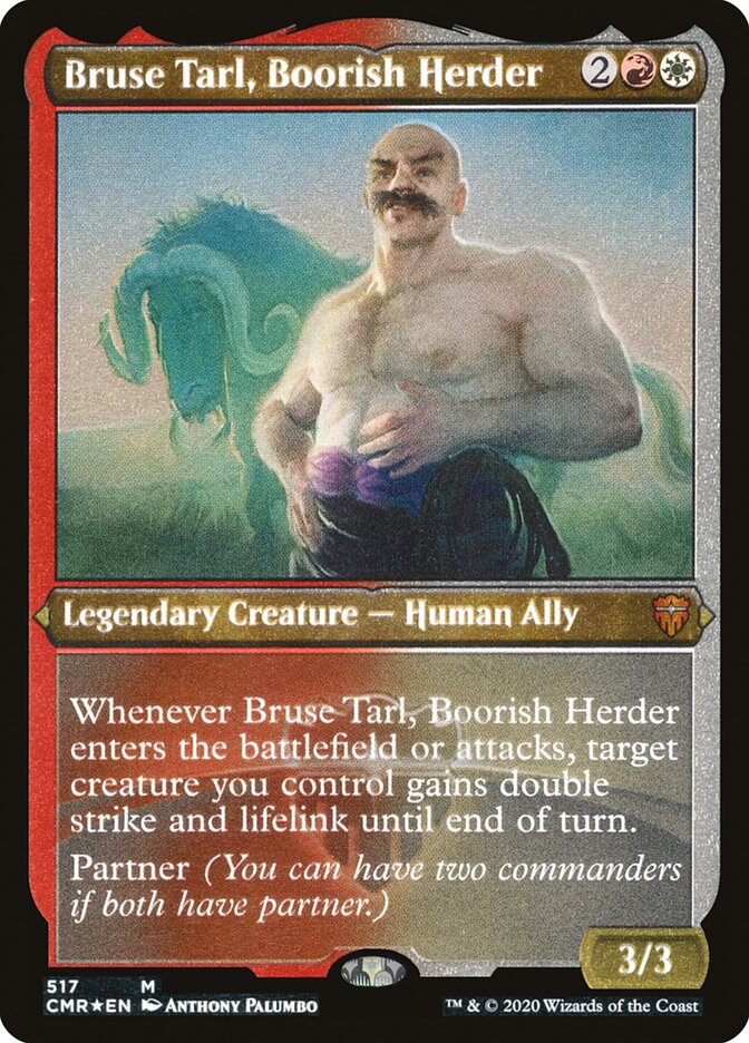 Bruse Tarl, Boorish Herder (Etched) [Commander Legends] - Magic: The Gathering - Card Brawlers | Quebec | Canada |