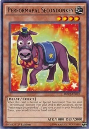 Performapal Secondonkey [DOCS-EN001] Rare - Yu-Gi-Oh! - Card Brawlers | Quebec | Canada |
