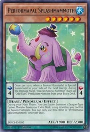 Performapal Splashmammoth [DOCS-EN002] Rare - Yu-Gi-Oh! - Card Brawlers | Quebec | Canada |