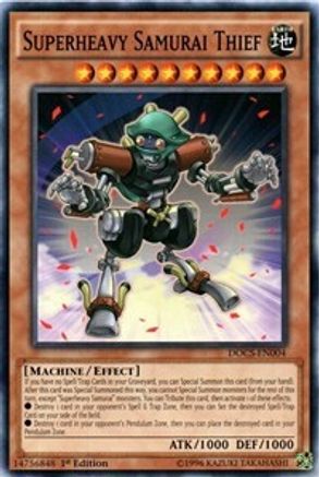 Superheavy Samurai Thief [DOCS-EN004] Common - Yu-Gi-Oh! - Card Brawlers | Quebec | Canada |