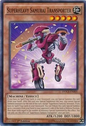 Superheavy Samurai Transporter [DOCS-EN005] Common - Yu-Gi-Oh! - Card Brawlers | Quebec | Canada |