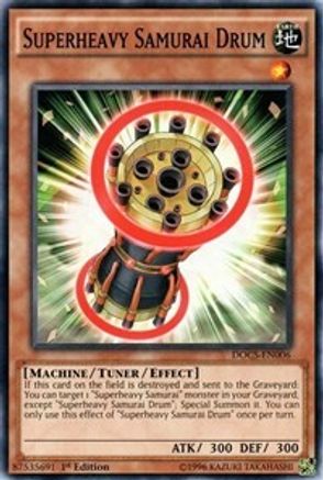 Superheavy Samurai Drum [DOCS-EN006] Common - Yu-Gi-Oh! - Card Brawlers | Quebec | Canada |