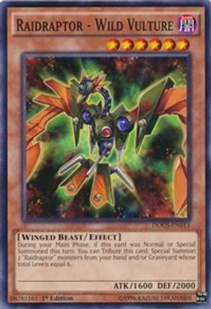 Raidraptor - Wild Vulture [DOCS-EN013] Common - Yu-Gi-Oh! - Card Brawlers | Quebec | Canada |