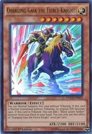 Charging Gaia the Fierce Knight [DOCS-EN019] Ultra Rare - Yu-Gi-Oh! - Card Brawlers | Quebec | Canada |