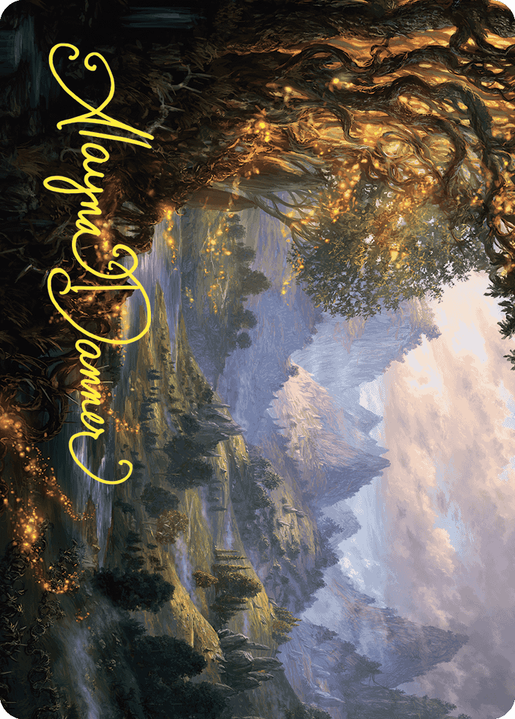 Evolving Wilds Art Card (Gold-Stamped Signature) [Wilds of Eldraine Art Series] - Magic: The Gathering - Card Brawlers | Quebec | Canada |
