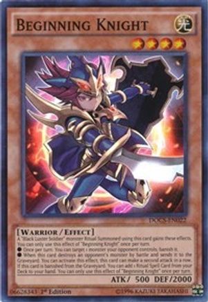 Beginning Knight [DOCS-EN022] Super Rare - Yu-Gi-Oh! - Card Brawlers | Quebec | Canada |