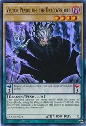 Vector Pendulum, the Dracoverlord [DOCS-EN024] Super Rare - Yu-Gi-Oh! - Card Brawlers | Quebec | Canada |
