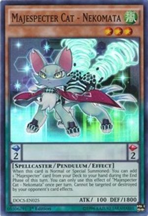 Majespecter Cat - Nekomata [DOCS-EN025] Super Rare - Yu-Gi-Oh! - Card Brawlers | Quebec | Canada |