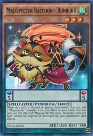 Majespecter Raccoon - Bunbuku [DOCS-EN026] Ultra Rare - Yu-Gi-Oh! - Card Brawlers | Quebec | Canada |