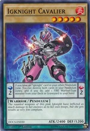 Igknight Cavalier [DOCS-EN030] Common - Yu-Gi-Oh! - Card Brawlers | Quebec | Canada |