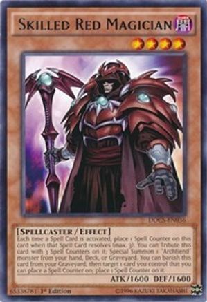Skilled Red Magician [DOCS-EN036] Rare - Yu-Gi-Oh! - Card Brawlers | Quebec | Canada |