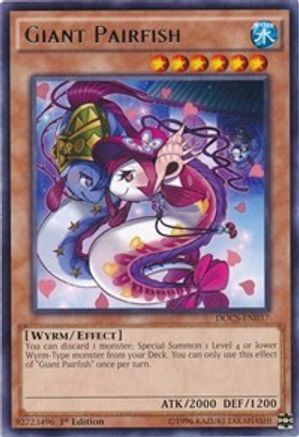 Giant Pairfish [DOCS-EN037] Rare - Yu-Gi-Oh! - Card Brawlers | Quebec | Canada |