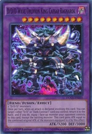 D/D/D Wave Oblivion King Caesar Ragnarok [DOCS-EN044] Super Rare - Yu-Gi-Oh! - Card Brawlers | Quebec | Canada |