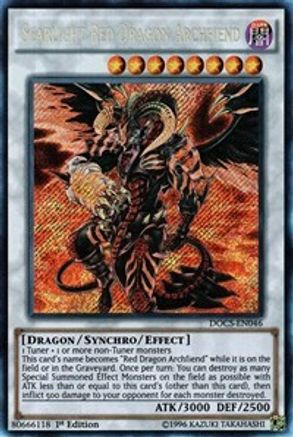 Scarlight Red Dragon Archfiend [DOCS-EN046] Secret Rare - Yu-Gi-Oh! - Card Brawlers | Quebec | Canada |