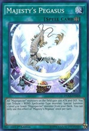 Majesty's Pegasus [DOCS-EN058] Super Rare - Yu-Gi-Oh! - Card Brawlers | Quebec | Canada |