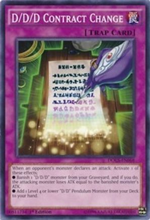 D/D/D Contract Change [DOCS-EN068] Common - Yu-Gi-Oh! - Card Brawlers | Quebec | Canada |