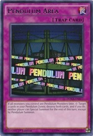 Pendulum Area [DOCS-EN077] Rare - Yu-Gi-Oh! - Card Brawlers | Quebec | Canada |