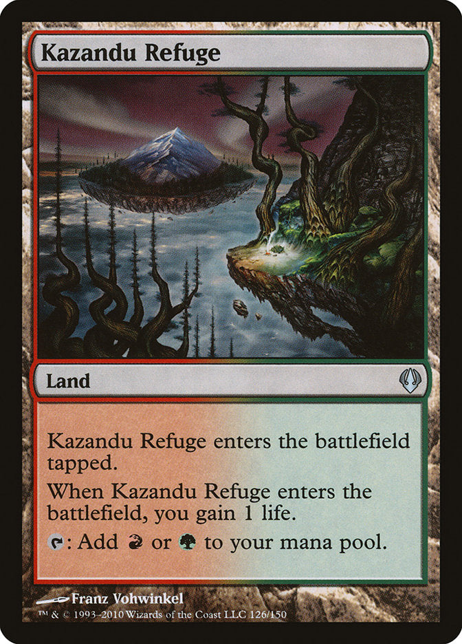 Kazandu Refuge [Archenemy] - Magic: The Gathering - Card Brawlers | Quebec | Canada |