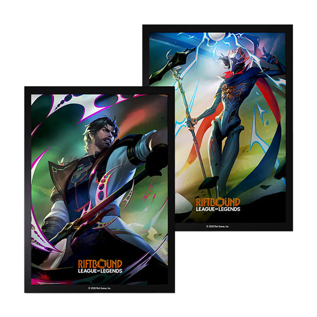 League of Legends: Riftbound TCG - Vendetta - 100ct Art Sleeves - Jayce vs Viktor