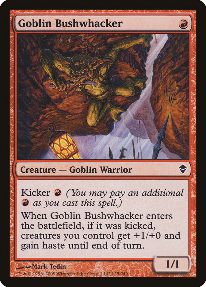 Goblin Bushwhacker [Zendikar] - Magic: The Gathering - Card Brawlers | Quebec | Canada |