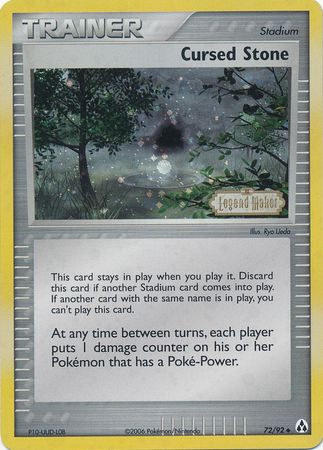 Cursed Stone (72/92) (Stamped) [EX: Legend Maker] - Pokémon - Card Brawlers | Quebec | Canada |