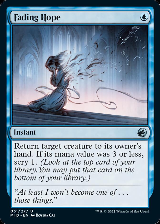 Fading Hope [Innistrad: Midnight Hunt] - Magic: The Gathering - Card Brawlers | Quebec | Canada |