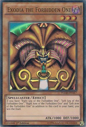 Exodia the Forbidden One [YGLD-ENA17] Ultra Rare - Yu-Gi-Oh! - Card Brawlers | Quebec | Canada |