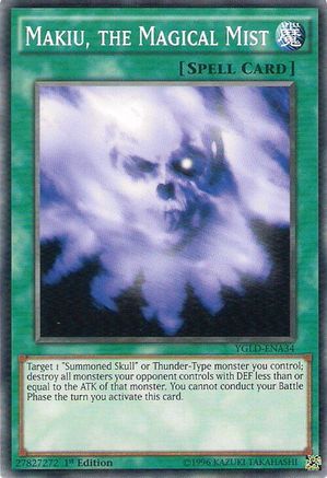 Makiu, the Magical Mist [YGLD-ENA34] Common - Yu-Gi-Oh! - Card Brawlers | Quebec | Canada |