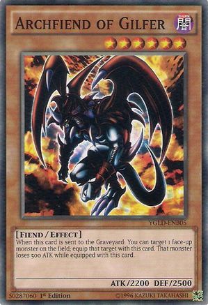 Archfiend of Gilfer [YGLD-ENB05] Common - Yu-Gi-Oh! - Card Brawlers | Quebec | Canada |