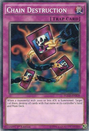 Chain Destruction [YGLD-ENB38] Common - Yu-Gi-Oh! - Card Brawlers | Quebec | Canada |