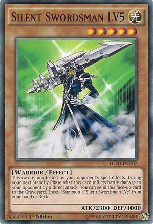 Silent Swordsman LV5 [YGLD-ENC07] Common - Yu-Gi-Oh! - Card Brawlers | Quebec | Canada |