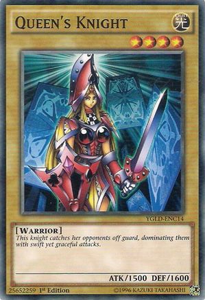 Queen's Knight [YGLD-ENC14] Common - Yu-Gi-Oh! - Card Brawlers | Quebec | Canada |