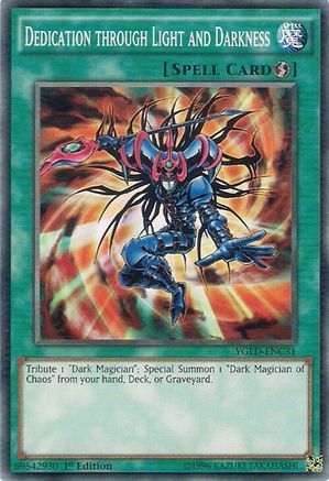 Dedication through Light and Darkness [YGLD-ENC31] Common - Yu-Gi-Oh! - Card Brawlers | Quebec | Canada |