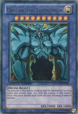 Obelisk the Tormentor [YGLD-ENG02] Ultra Rare - Yu-Gi-Oh! - Card Brawlers | Quebec | Canada |