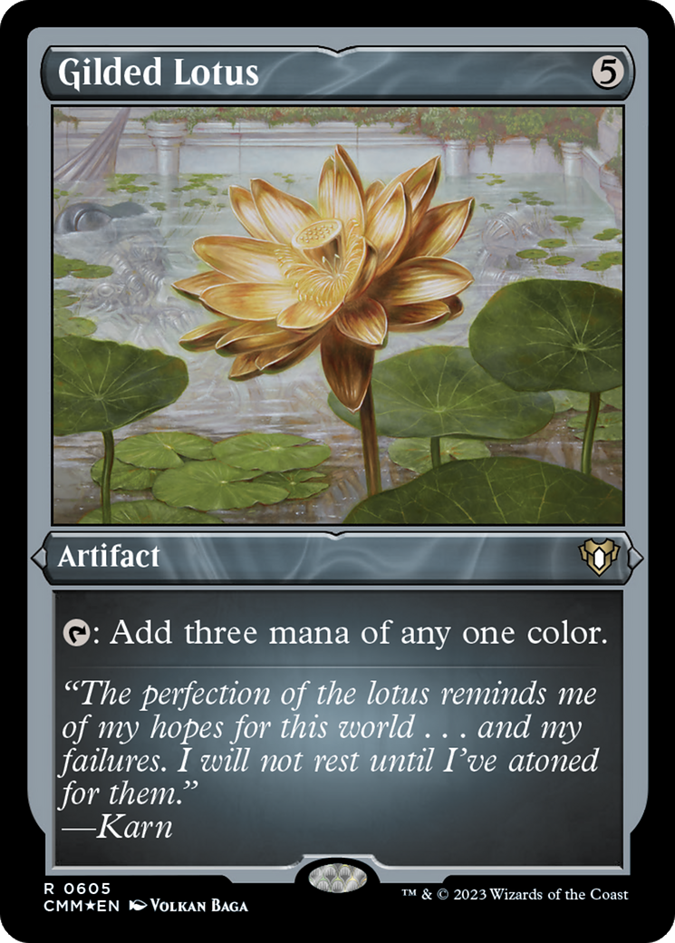 Gilded Lotus (Foil Etched) [Commander Masters] - Magic: The Gathering - Card Brawlers | Quebec | Canada |