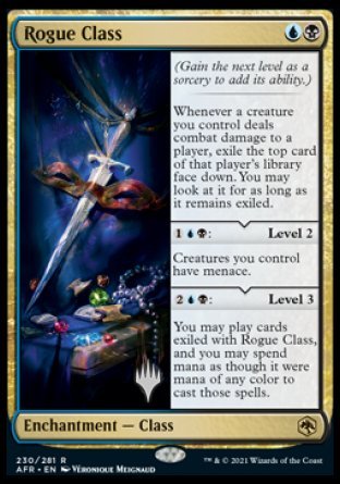 Rogue Class (Promo Pack) [Dungeons & Dragons: Adventures in the Forgotten Realms Promos] - Magic: The Gathering - Card Brawlers | Quebec | Canada |