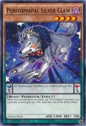 Performapal Silver Claw [SDMP-EN010] Common - Yu-Gi-Oh! - Card Brawlers | Quebec | Canada |