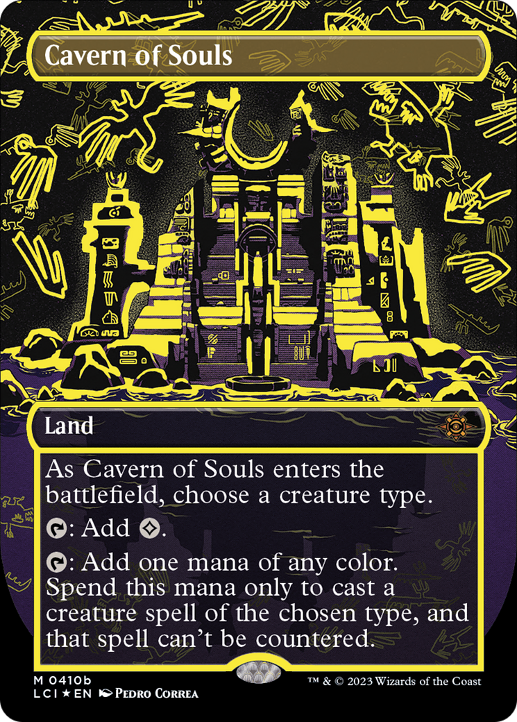 Cavern of Souls (0410b) (Borderless) [The Lost Caverns of Ixalan] - Magic: The Gathering - Card Brawlers | Quebec | Canada |