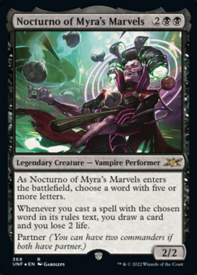 Nocturno of Myra's Marvels (Galaxy Foil) [Unfinity] - Magic: The Gathering - Card Brawlers | Quebec | Canada |