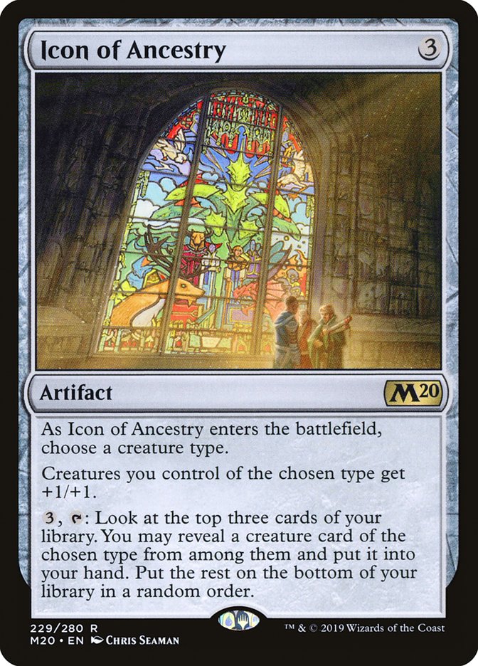 Icon of Ancestry [Core Set 2020] - Magic: The Gathering - Card Brawlers | Quebec | Canada |