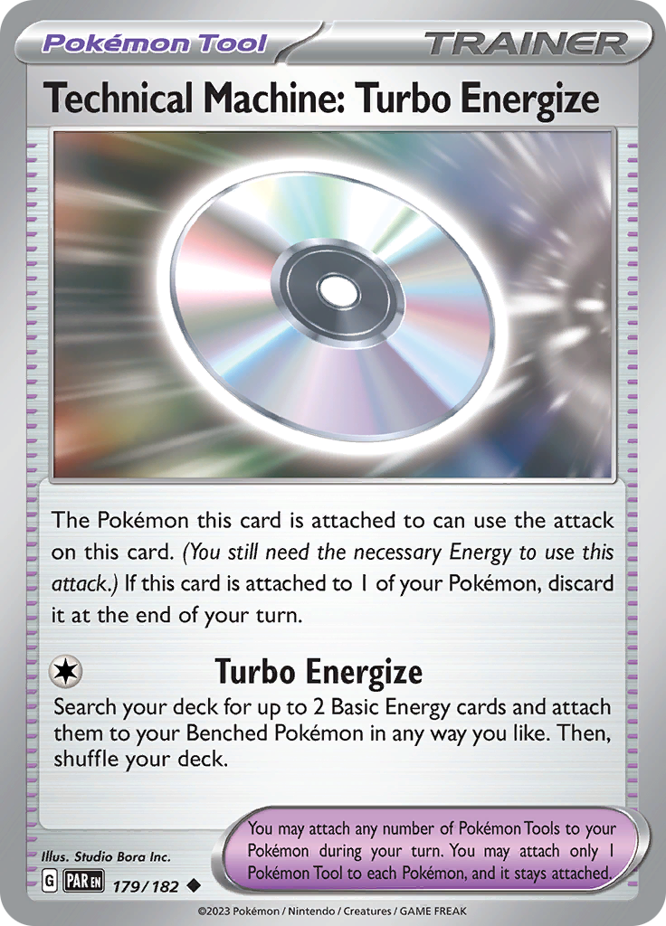 Technical Machine: Turbo Energize (179/182) [Scarlet & Violet: Paradox Rift] - Pokémon - Card Brawlers | Quebec | Canada |