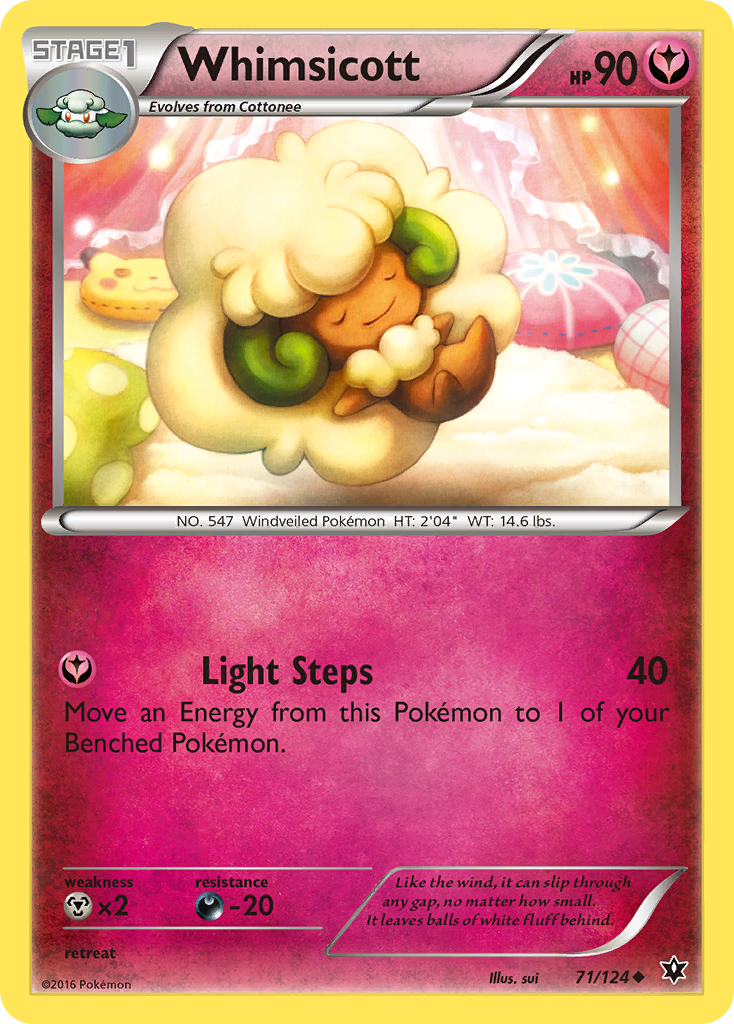 Whimsicott (71/124) [XY: Fates Collide] - Pokémon - Card Brawlers | Quebec | Canada |