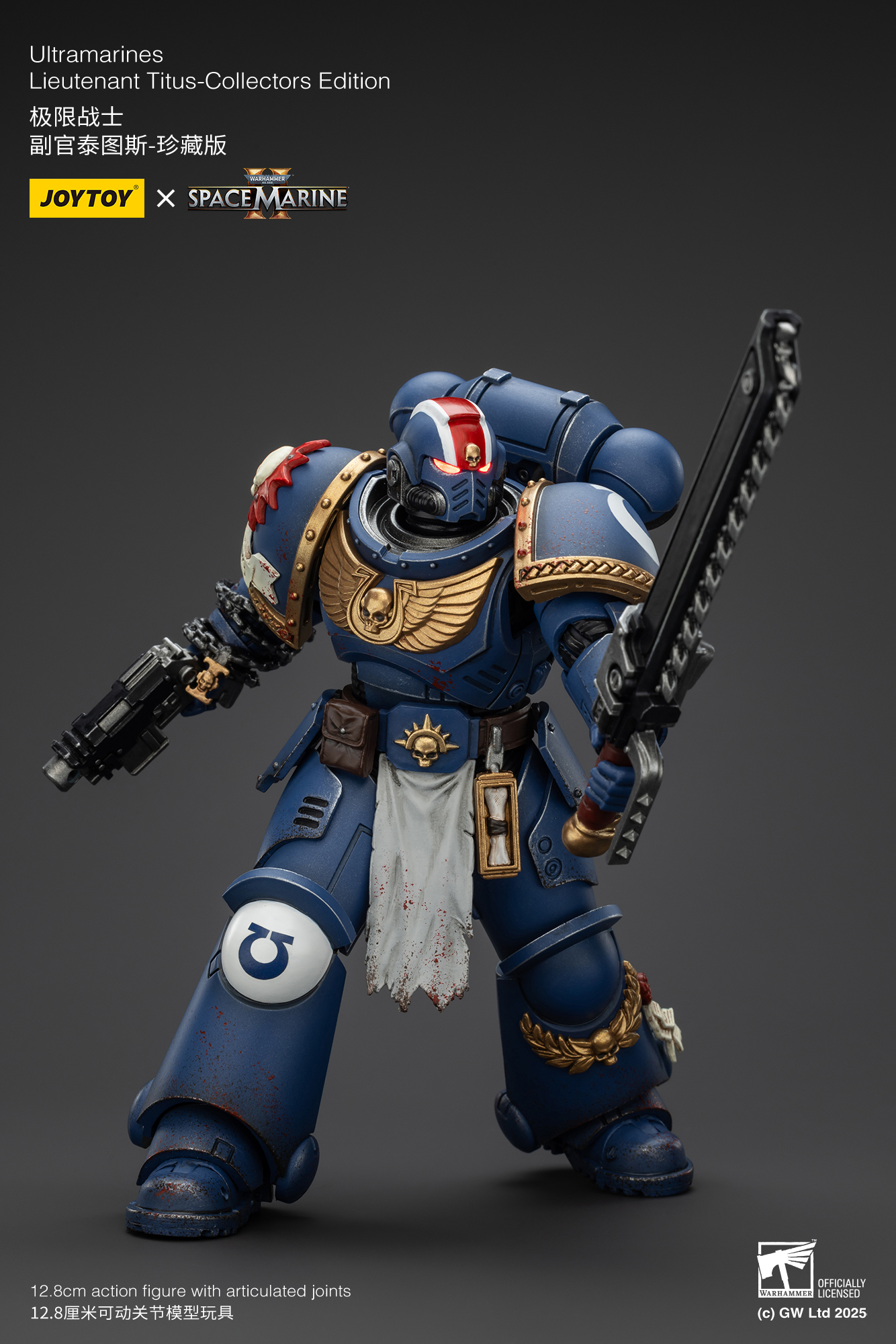 JOYTOY - Warhammer 40k - Ultramarines - Lieutenant Titus-Collectors Edition- (PREORDER) October 30, 2026