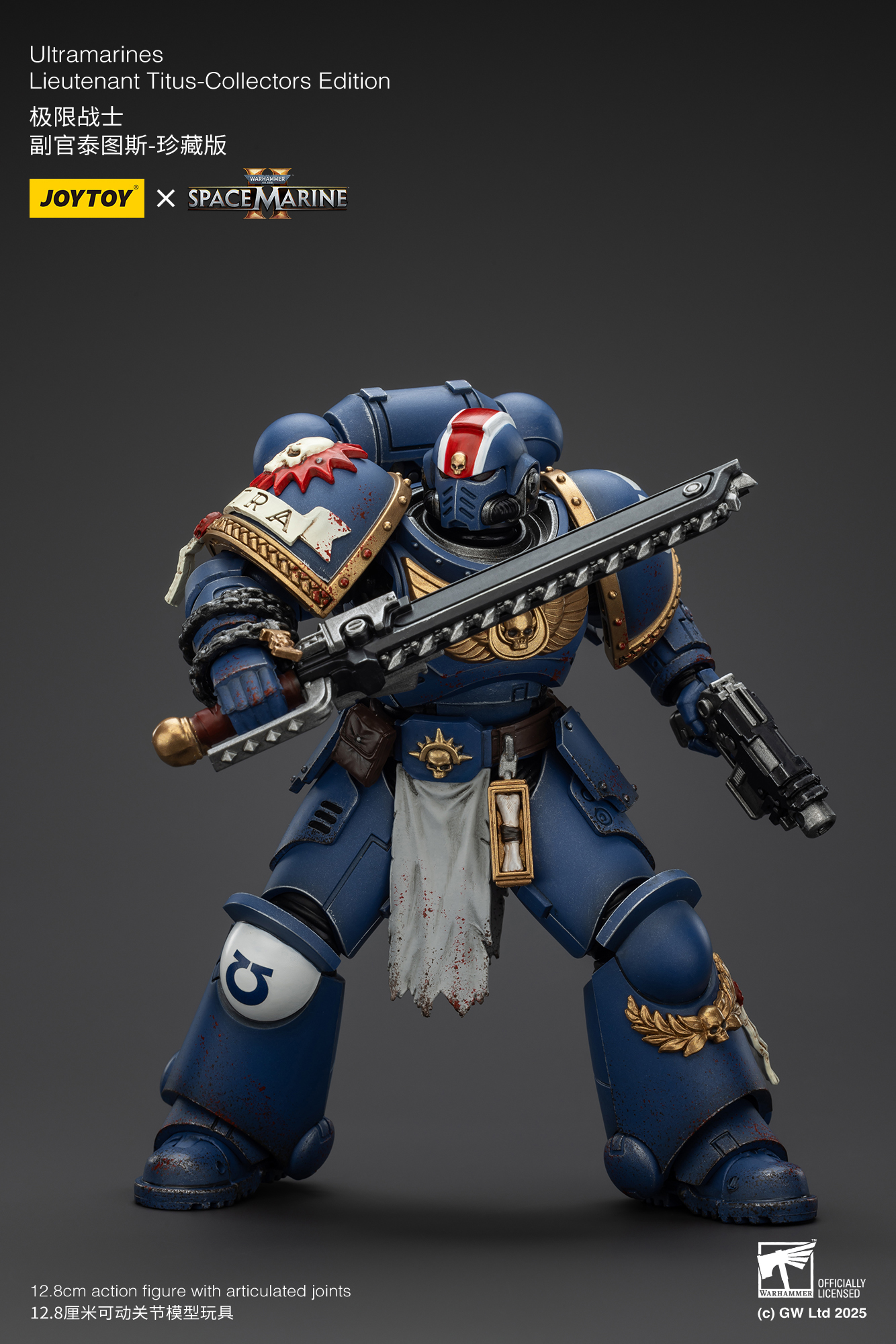 JOYTOY - Warhammer 40k - Ultramarines - Lieutenant Titus-Collectors Edition- (PREORDER) October 30, 2026