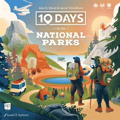 Board Game - 10 Days in The National Parks - Asmodee - Card Brawlers | Quebec | Canada |