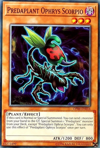 Predaplant Ophrys Scorpio [OP06-EN016] Common - Yu-Gi-Oh! - Card Brawlers | Quebec | Canada |