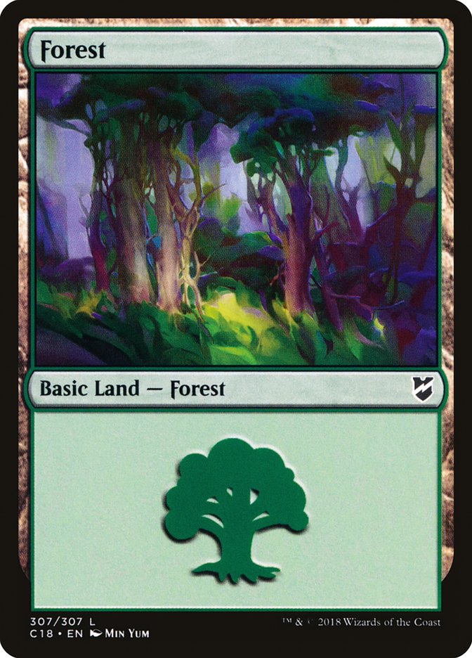 Forest (307) [Commander 2018] - Magic: The Gathering - Card Brawlers | Quebec | Canada |