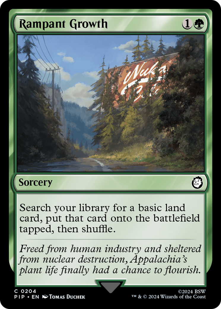 Rampant Growth [Fallout] - Magic: The Gathering - Card Brawlers | Quebec | Canada |
